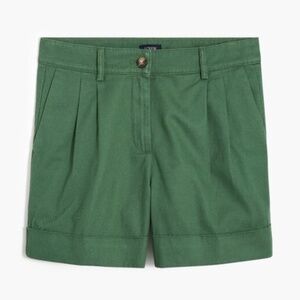 NWT J. Crew Pleated Chino Short